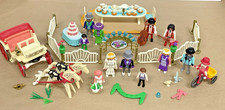 Vintage Retired Playmobil Lot Victorian Wedding Reception Bride Groom Carriage picture