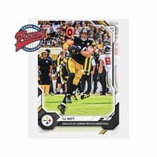 T.J. Watt 1st Pick 6 2026 NFL Topps NOW Card 10 Presale picture