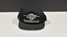 Vintage LA Kings Hat The Game Snapback Cap The Bar Black Green Underbill NHL 90s picture