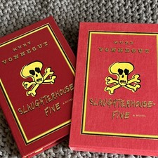 Easton Press Slaughterhouse-Five Kurt Vonnegut Leather Signed Illus. Lyall picture