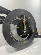 Authentic Ayrton Senna Formula 1 F1 Carbon Brake Rotor Clock Brand New picture