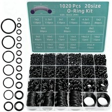 1020 Pcs O Ring Kit 20 Size Nitrile Rubber Oring Assortment Set for Car Auto Veh picture