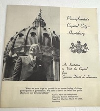 Vtg 1959 Pennsylvania, Capital City Of Harrisburg Invitation To Visit picture