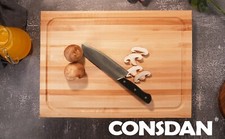 CONSDAN Cutting Board Butcher Block USA Grown Hardwood Hard Maple Edge Grain picture