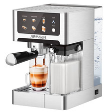 AIRMSEN BCM2308-WL 20 Bar Cappuccino Latte Machines with Automatic Milk Frothe picture