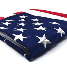 Anley Everstrong 3x5Ft American US Flag Embroidered USA Banner Flags Polyester picture