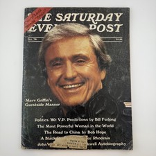 Vintage Saturday Evening Post Oct 1979 Merv Griffin Cheryl Ladd Article picture