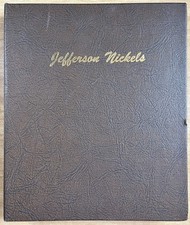 1938-2001 Jefferson Nickel Dansco Album. 140 Coins w/ Silver War Nickels. See 📸 picture