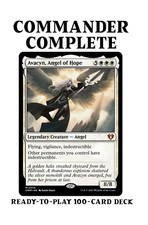 Avacyn, Angel of Hope ANGEL TRIBAL Magic MTG Custom Commander Deck picture