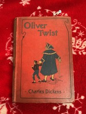 OLIVER TWIST 1901 CHARLES DICKENS ANTIQUE RARE GEORGE CRUIKSHANK ED picture