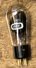 RARE NOS GEC TYPE 80 280 180 380 GLOBE TUBE GIANT DIMPLE GETTER 1930'S ENGLAND picture