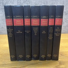 The Complete Novels of Mark Twain 7 Volume Book Set Hardcover Nelson Doubleday picture