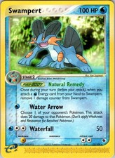 Swampert 23/109 Ruby & Sapphire Rare LP Pokemon TCG picture