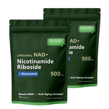 2-Pack NAD+ Supplement Nicotinamide + Resveratrol | Energy, Focus, Healthy Aging picture