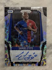 Samuel Eto'o 2025 Panini Prizm FIFA #S-SE Choice Signatures Auto Read picture
