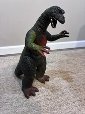 Large Vintage 1986 Dor Mei Godzilla 14” Toy Action Figure Red Belly Collectible picture