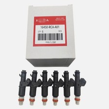 OEM 6X FUEL INJECTORS 16450-RCA-A01 FOR 2005-2017 Honda Odyssey 3.5L= picture