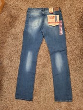 NWT MEN'S SEVEN7 4 WAY STRETCH STRAIGHT FIT 34x34 JEANS NEW picture