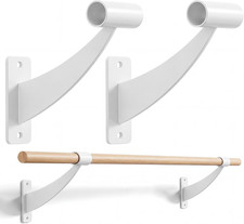 2Pcs 3Pcs Heavy Duty Ballet Barre Wall Brackets, Fixed Height Wall Mount picture