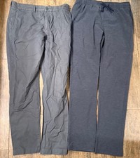 Men’s Pants Lot 2 O’Neill Hybrid Drawstring & H&M L.O.G.G. Chino Pants 33 picture