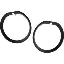 Pair Set of 2 Fog Light Trims  Driver & Passenger Side Left Right for Mini 17-20 picture