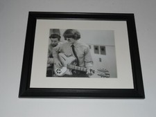 Framed The Byrds Roger McGuinn Rickenbacker Guitar in Studio 1964 14