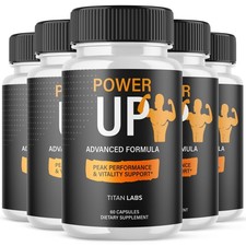 (5 Pack) Power Up Advanced Male Health Support Supplement PowerUp 300 Capsules picture