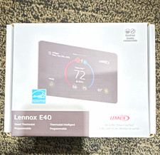 Lennox E40 Smart Thermostat Wi-Fi Programmable Touch 5in White Wall 30L26 picture