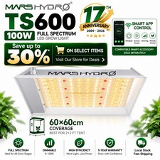 2026 Mars Hydro TS 600 100W LED Grow Light Dimmable Lamp for 2x2ft+RJ12 Port picture