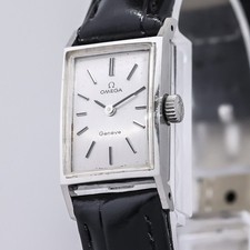 Vintage 1969 **NEAR MINT** OMEGA Geneve Cal.485 Manual Winding Tank 15mm Women's picture