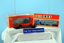 LIONEL 52167 SANTA FE FLATCAR W NAVAJO TRACTOR/TRAILER. LRRC 1999. NEW IN BOX. picture