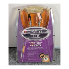 Monster THX Certified Fiber Optic Digital Audio 400 Cable 4ft 1.21m New Sealed picture