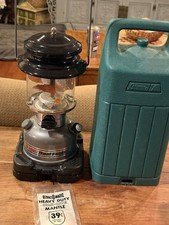 VTG 1995 Coleman 285-700T Dual Fuel 2 Mantle Lantern & Carrying Case picture