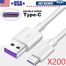 USB Type C Data Cable 5A Fast Charging USB-A to USB-C Charger lot Cord For Phone picture