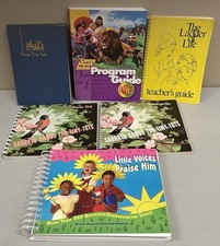 Sabbath Songs For Tiny Tots+ 5 Vtg children ministry books Seventh-day Adventist picture