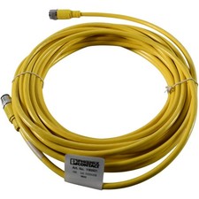 NEW Phoenix Contact 1182621 10M M12 Sensor Actuator Cordset 5X22AWG Yellow Cable picture
