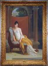 Hand Painted Classical Oil Painting Noblewoman Art Canvas Vintage Style Unframed picture
