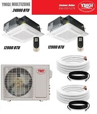 YMGI 24000 BTU 22 Seer Two Zone Ductless Mini Split Ductless Air Conditioner  LK picture