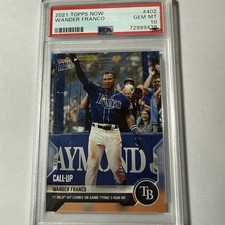 2021 Topps Now Wander Franco 1st MLB Hit GEM PSA 10 Call Up Rookie RC Rays #402 picture
