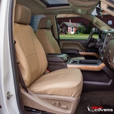Seat Covers for 2011-2015 Ford Explorer Front Set Leatherette Custom Fit (basic) picture