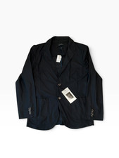 Ike Behar Mens Slim fit Sport Coat Blazer Large Black Solid picture
