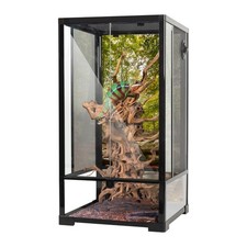 34 Gal Reptile Tank Tall Terrarium Side and Back Meshes Ventilation 2 Hinge Door picture