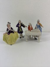 Vintage 1950’s Victorian Figurines Made in Germany Hand Painted Set Of 5 Figures picture