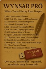**** 256 GB OF TEXAS HISTORY IN HISTORICAL MAPS, TOPO MAPS, HISTORICAL BOOKS**** picture