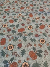 Thimbleberries Harvest Time Fabric 1 Yd Pumpkins Apples Sunflowers Sage Bkgrnd picture