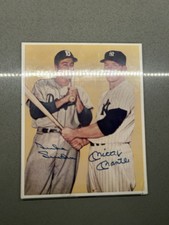 Mickey Mantle Duke Snider Autograph Picture picture