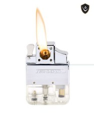 KGM Vector Butane Flip Top PIPE Lighter Insert PIEZO IGNITION Brand NEW picture