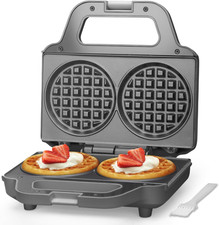 4 Inch Double Mini Waffle Maker Machine, Chaffle Maker, Waflera Electrica, Small picture