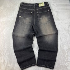 VTG Southpole Baggy Jeans 40x34 Gradient Grey Y2K Skater Wide Leg Jesse Pinkman picture