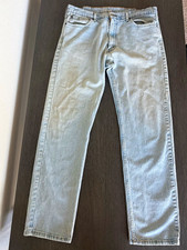 Levi’s Men’s 505 Series Jeans Size 38 Regular Fit Light Wash Cotton Denim picture